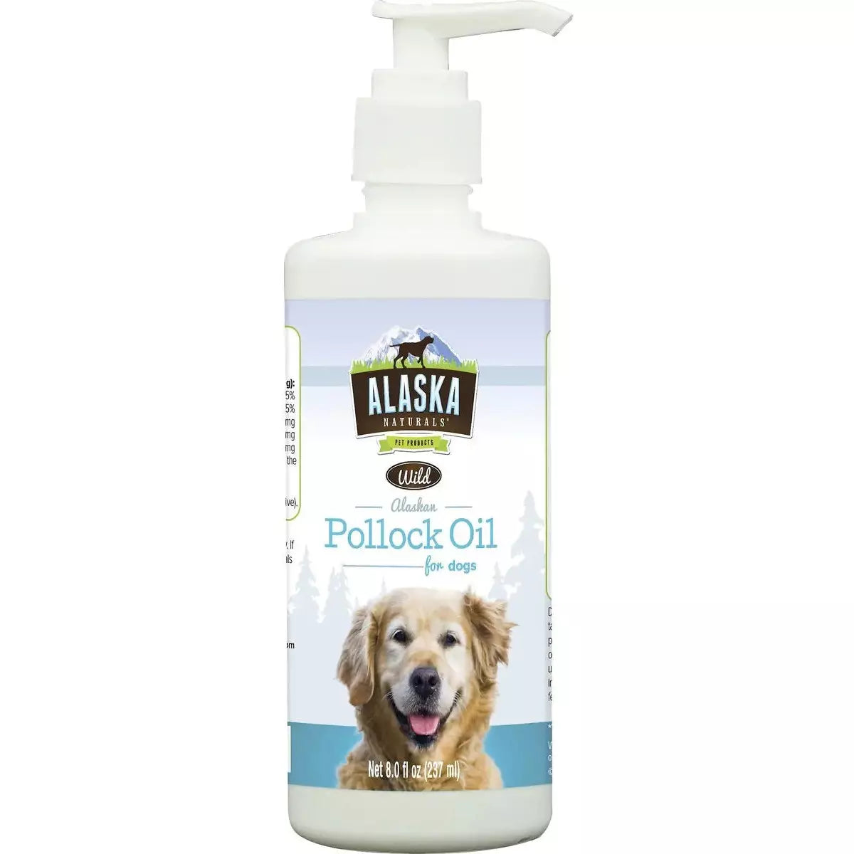 Alaska Naturals Pure Wild Alaskan Pollock Oil - A Natural Dog Health Supplement