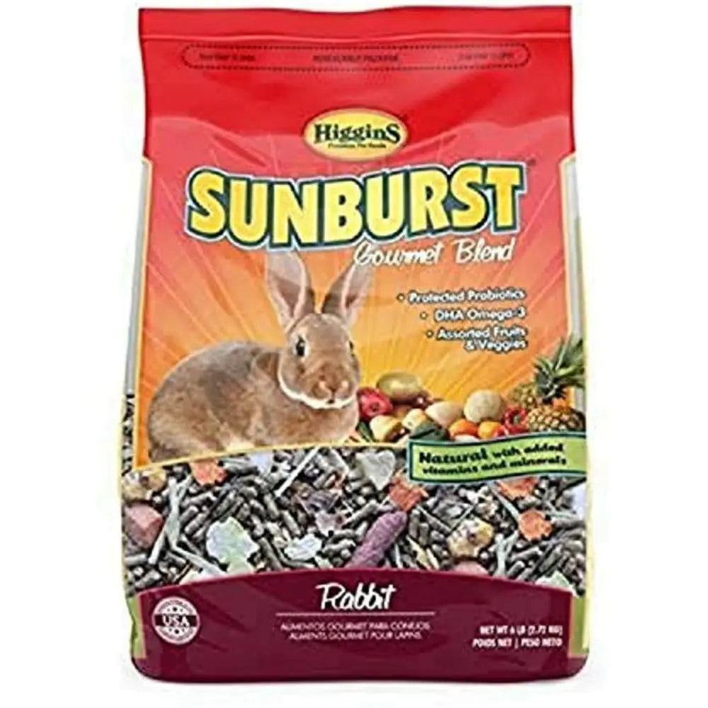 Higgins Premium Gourmet Sunburst Rabbit Food Mix for Healthy Bunnies