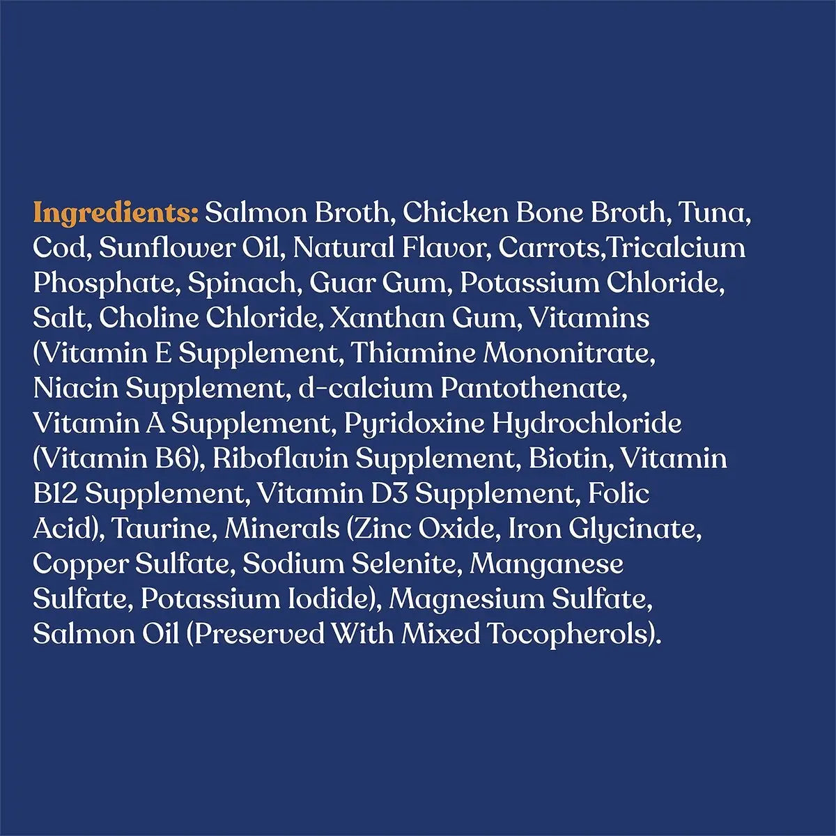 Nacho's Premium Grain-Free Wet Cat Food: A Sustainably Caught Diced Tuna and Cod Recipe with Nourishing Bone Broth, Pack of 10 Pouches, 2.5 oz Each