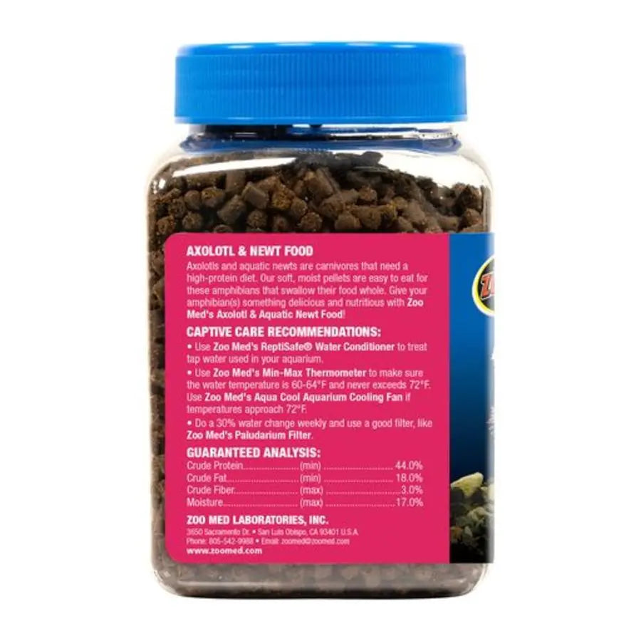 Zoo Med High - Protein Soft Pellets for Axolotls and Aquatic Newts
