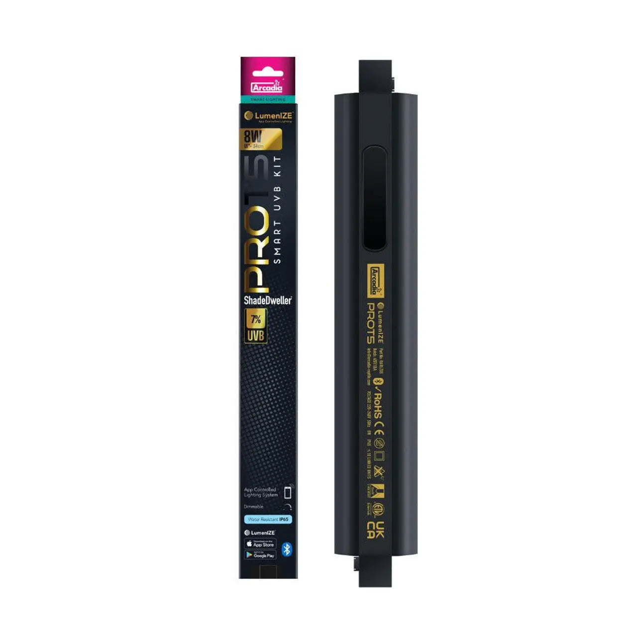 LumenIZE Pro T5 UVB 8-Watt Kit with 7% ShadeDweller UV-B