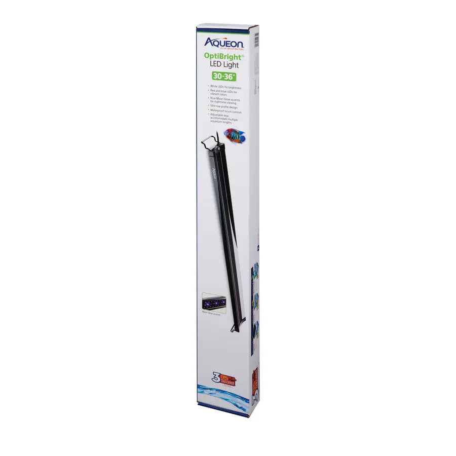 Aqueon Optibright Slim LED Light Fixture for Aquariums