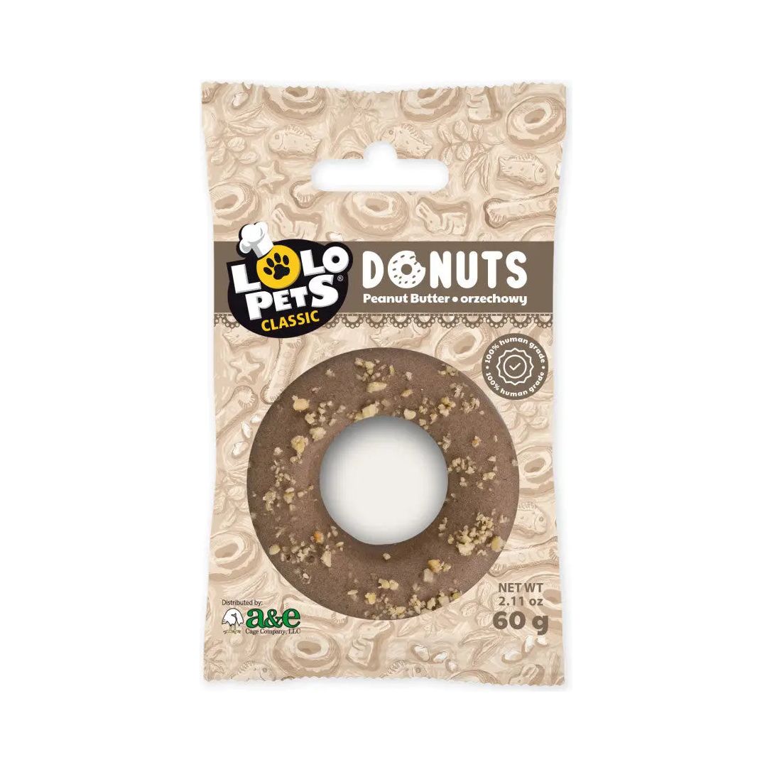 LoLo Pets Bakery A & E Cages Gourmet Dog Donut Treats, All - Natural and Fresh