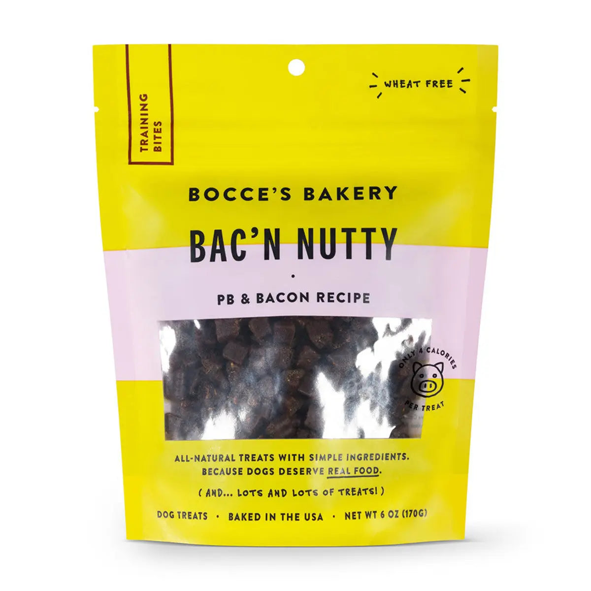 Bocce's Bakery High - Quality 6oz Bac'N Nutty Dog Training Treats