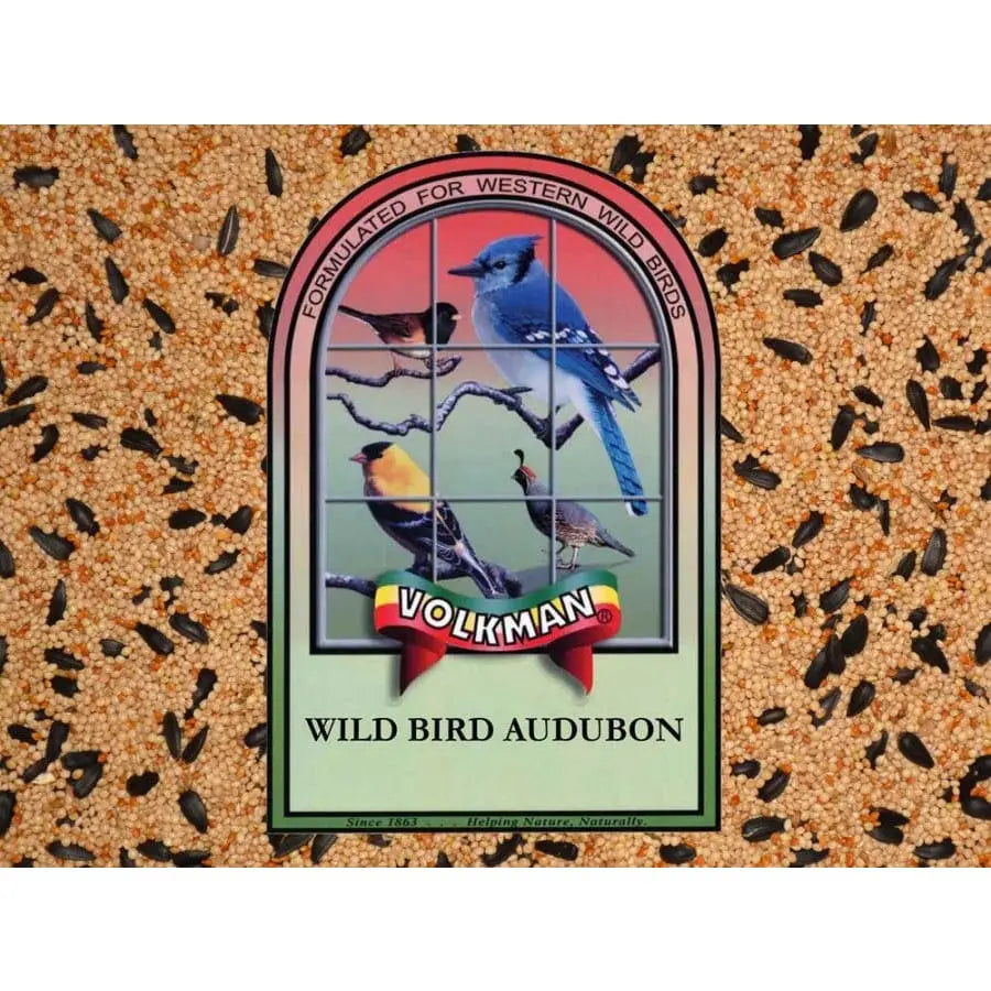 20 lb Volkman Audubon Wild Bird Mixed Seed for Colorful Backyard Birds