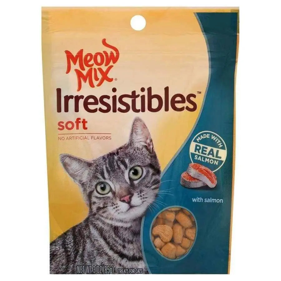 Delicious Meow-Mix Irresistibles Soft Treats for Cats
