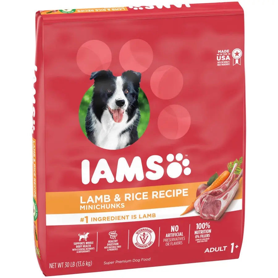 IAMS ProActive Health 30 lb Adult Lamb & Rice Dry MiniChunk Dog Food