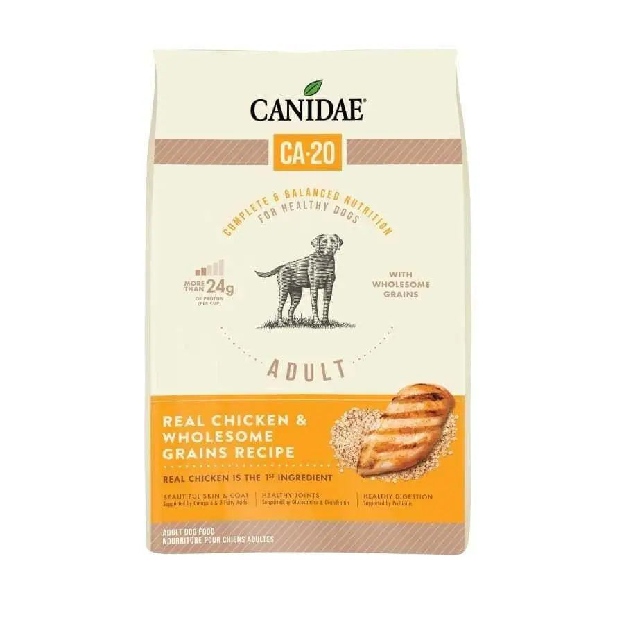 CANIDAE CA - 20 Premium Dry Dog Food with Real Chicken and Nutritious Whole Grains Recipe
