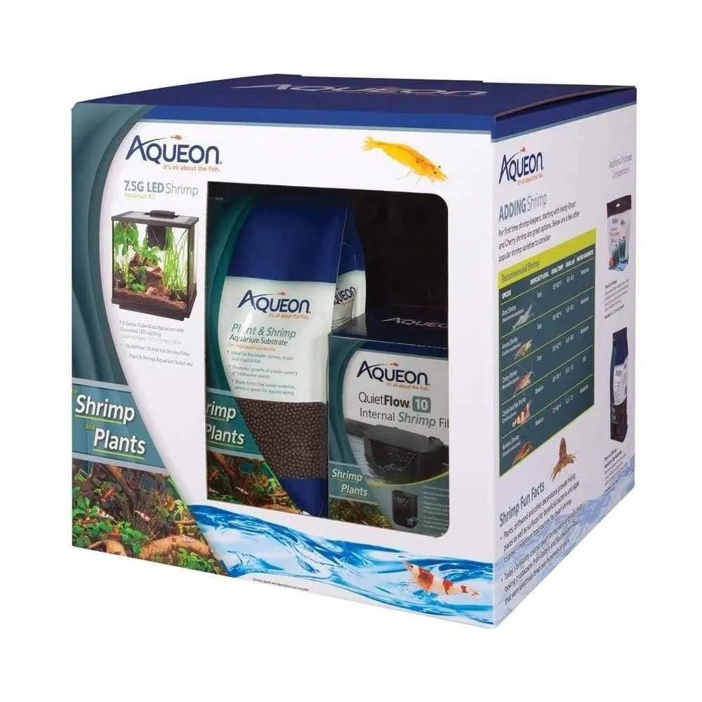 Aqueon 7.5-Gallon Designer LED Freshwater Shrimp and Plant Aquarium Kit