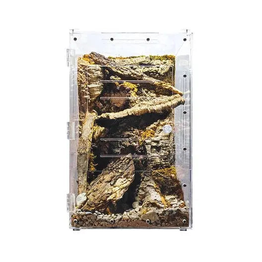 Extra Large Acrylic Two-Way Enclosure Terrarium Cage Tank Ideal for Gecko and Chameleon Reptile Breeding