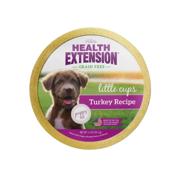 Health Extension Puppy Wet Food in Small Cups, 12 Packs of 3.5 oz