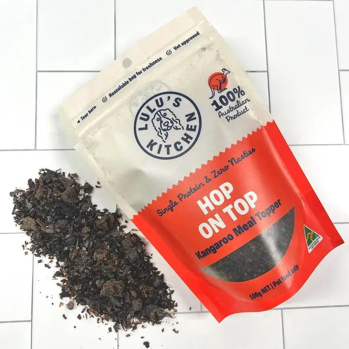 Lulu's Kitchen Premium Australian Kangaroo Meal Topper for Dogs