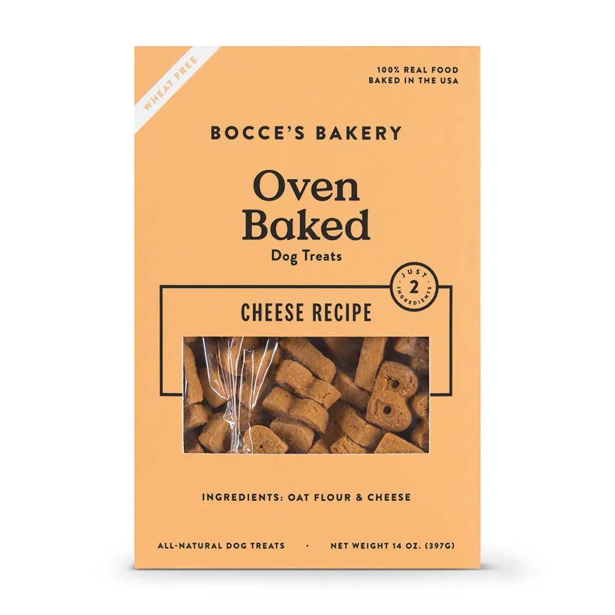 Bocce's Bakery Premium 14-ounce Cheese Biscuit Boxes - Ideal Dog Treats
