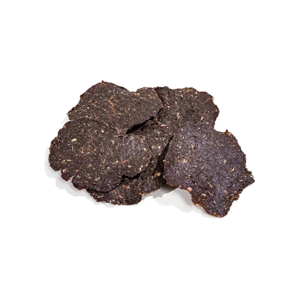 Winnie Lou Premium Grass - Fed Elk Jerky Dog Treats, 3.2 - ounce Package