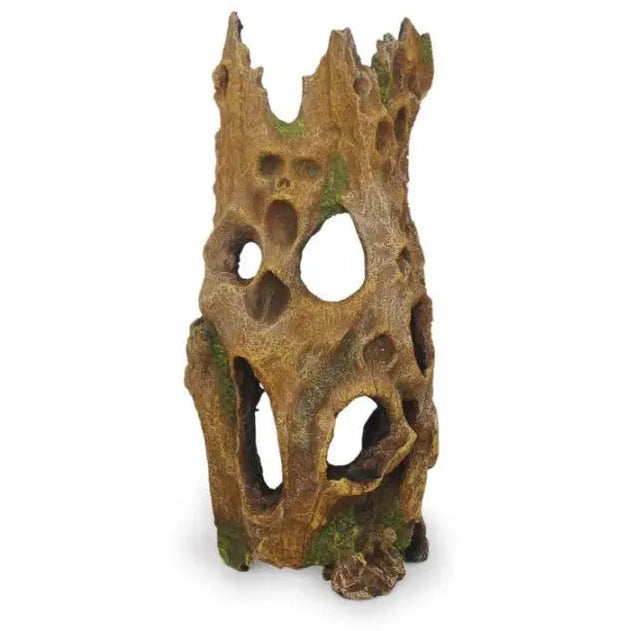 Weco Wecorama Sleepy Hollows Wicked Bark Hand - crafted Terrarium Ornament for Small Animals