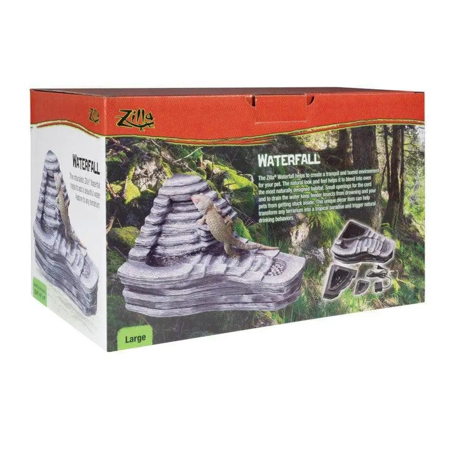 Zilla Tropical Reptile Waterfall Decor Ideal for Any Terrarium