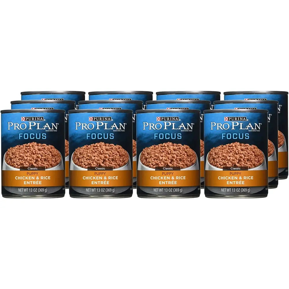 Pro Plan Puppy Development Chicken & Rice Entree in 12/13 oz Easy - Open Cans