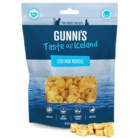 Gunni's Premium Omega - Rich Mini Cod Morsels Cat Treats