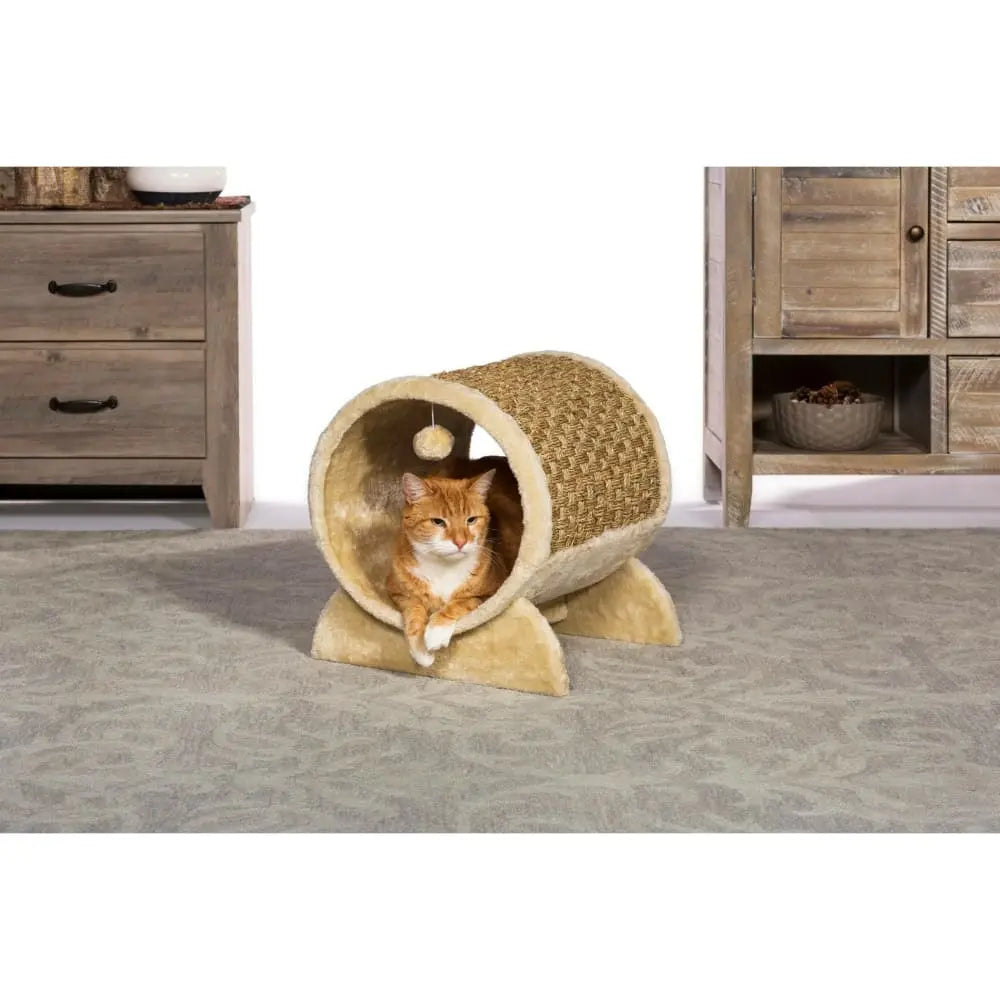 Prevue Pet Products Soft and Cozy Plush Kitty Power Paws Interactive Play Tunnel for Cats and Kittens