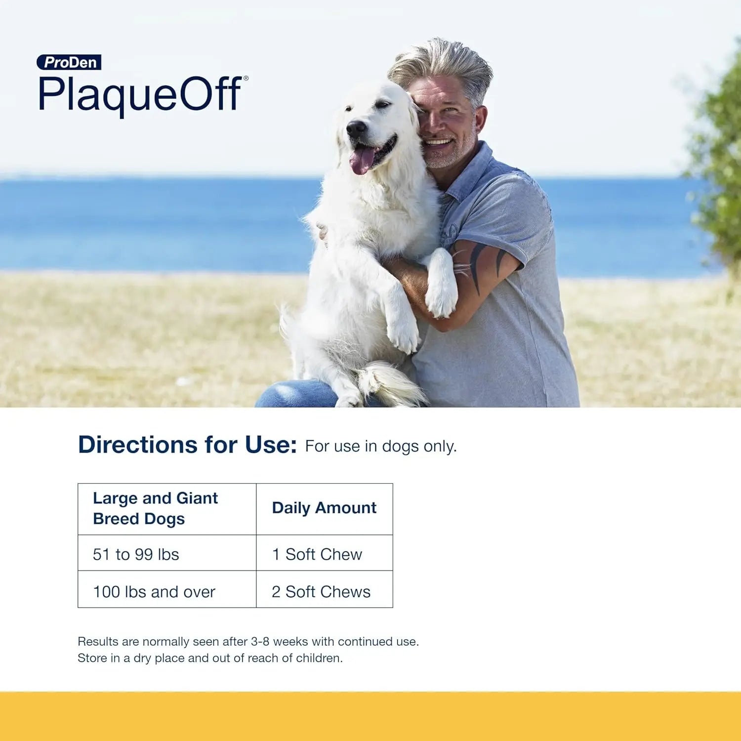 ProDen PlaqueOff Soft Chews for Large - Sized Breed Dogs