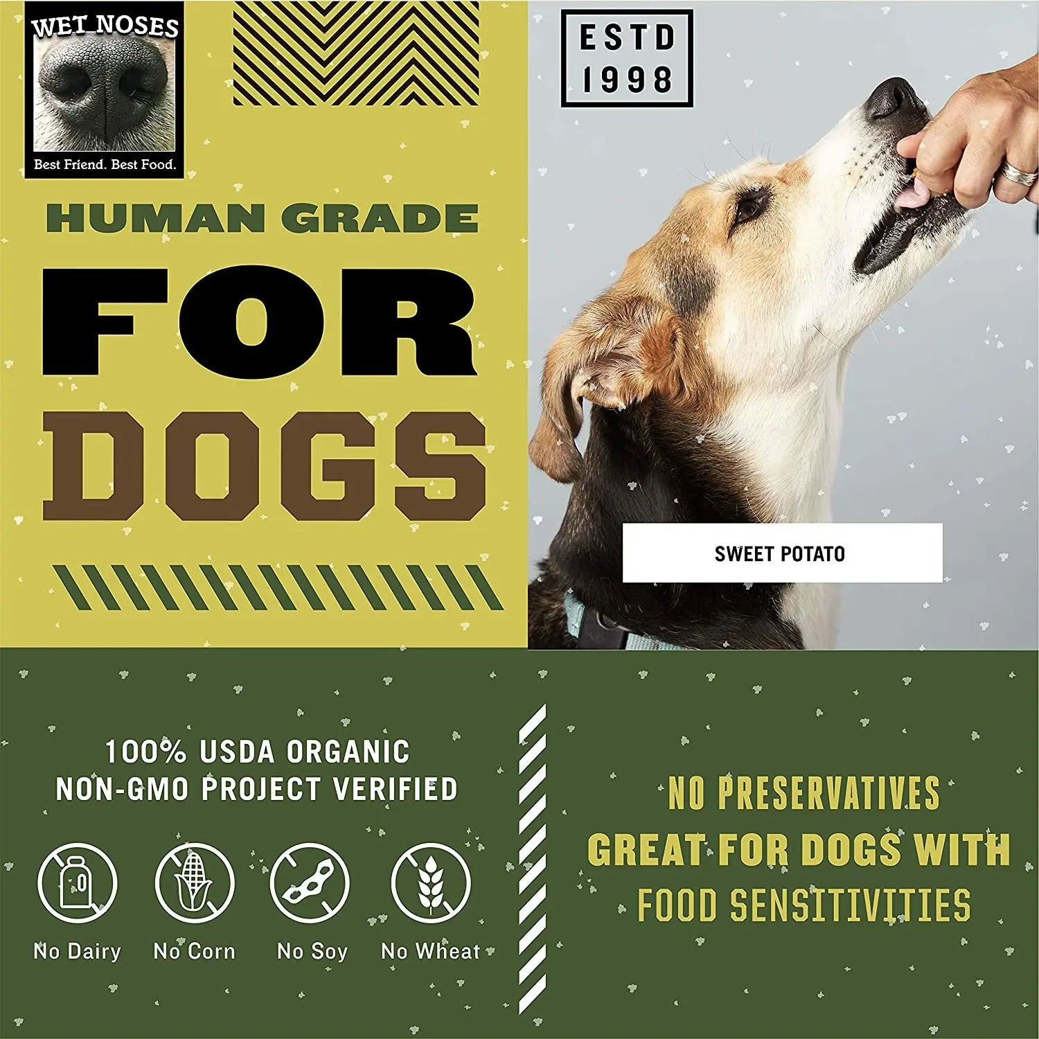 Organic Small-Sized Dog Training Treats - Wet Noses Little Stars, 9 Ounce Package