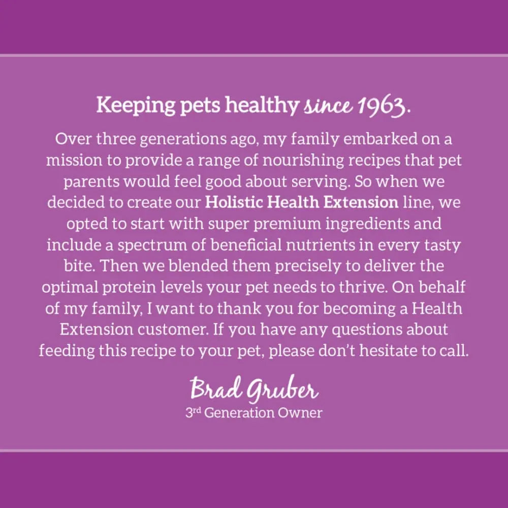 Health Extension Premium Chicken and Brown Rice Dog Food Recipe for All Life Stages