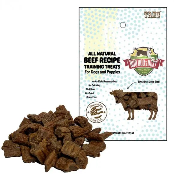 Boo Boo's Premium 4oz Beef Dog Treats for Training