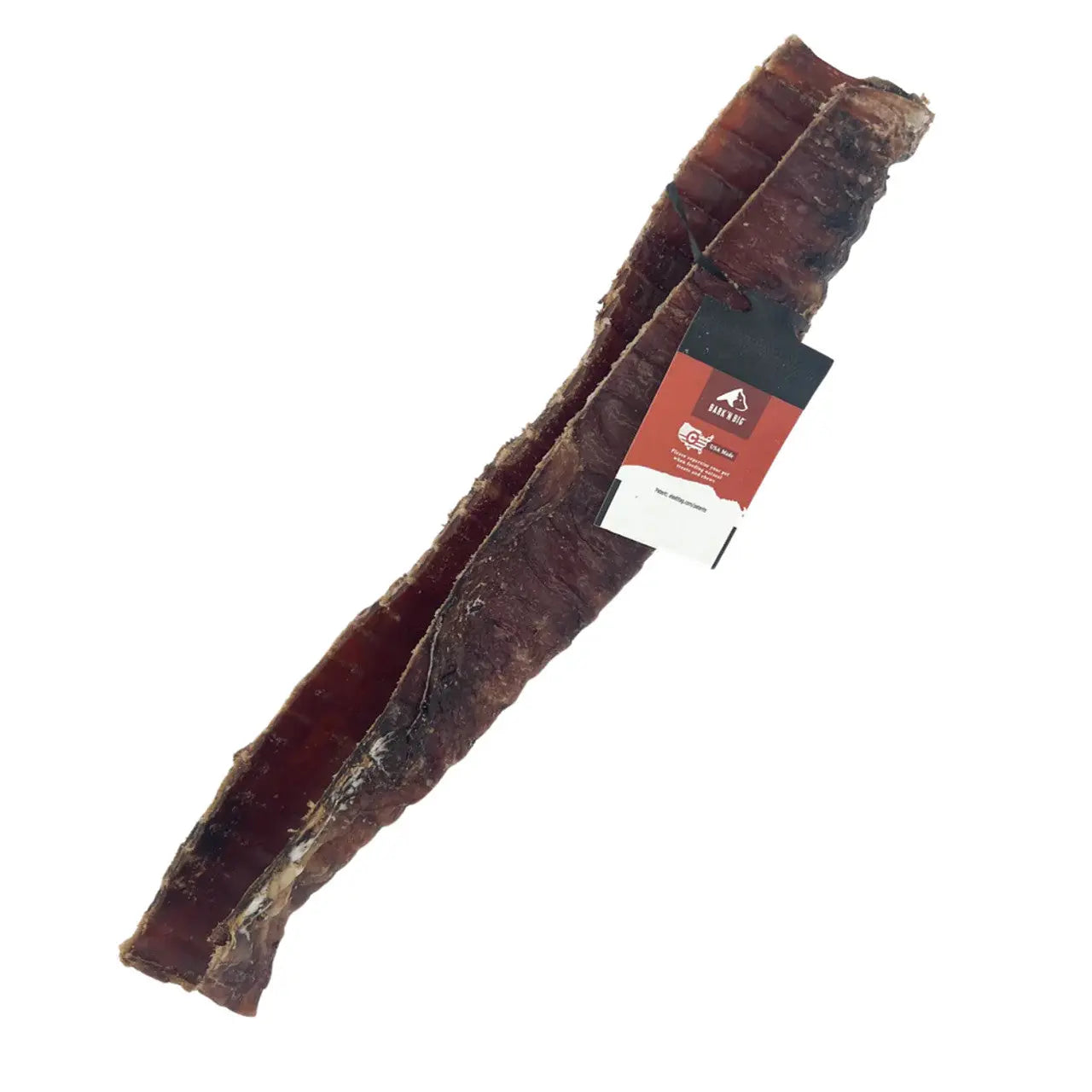 BarkNBig Odorless Bison Trachea Canoe Treats for Dogs, USA Sourced