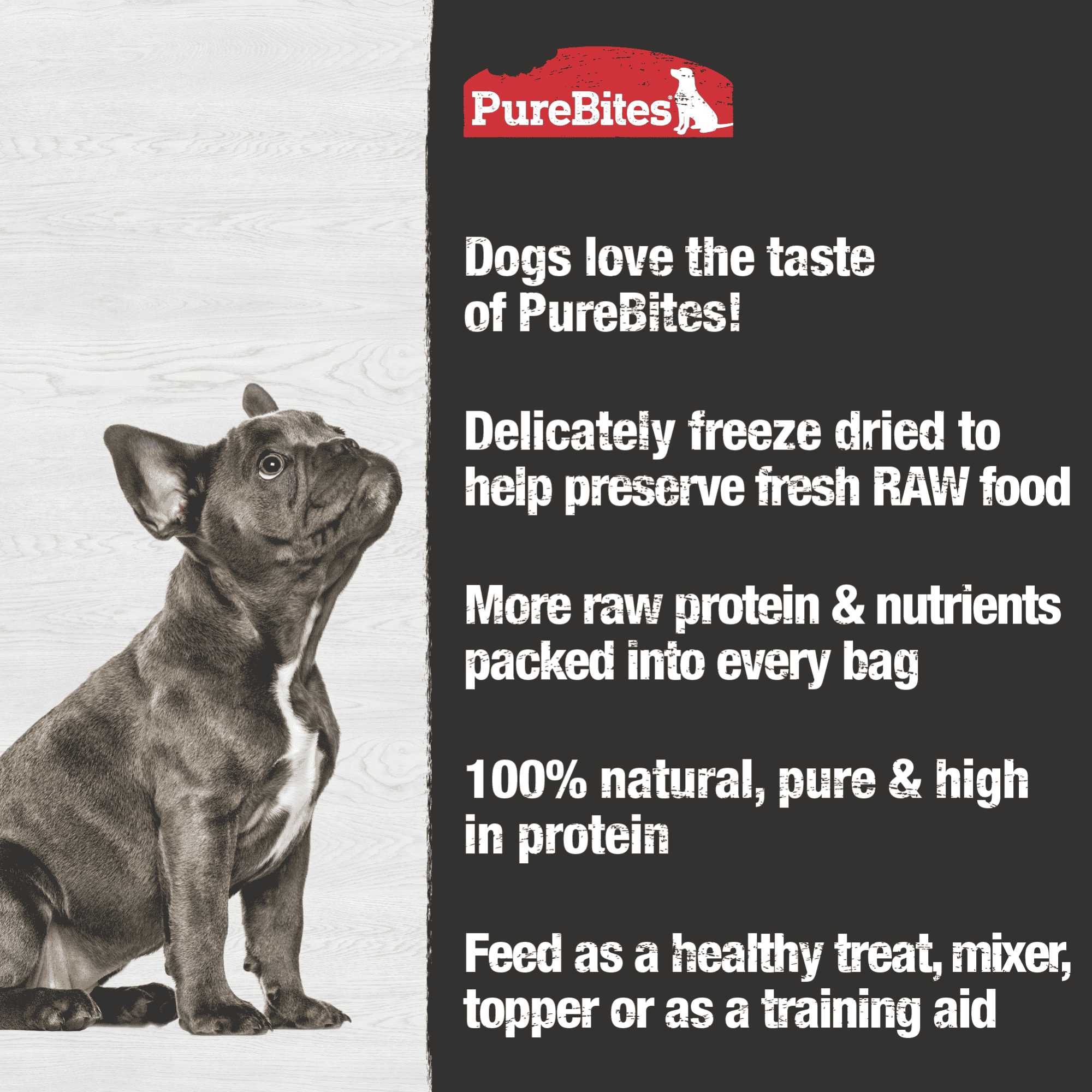 PureBites USA-Sourced Freeze-Dried Chicken Breast Dog Treats