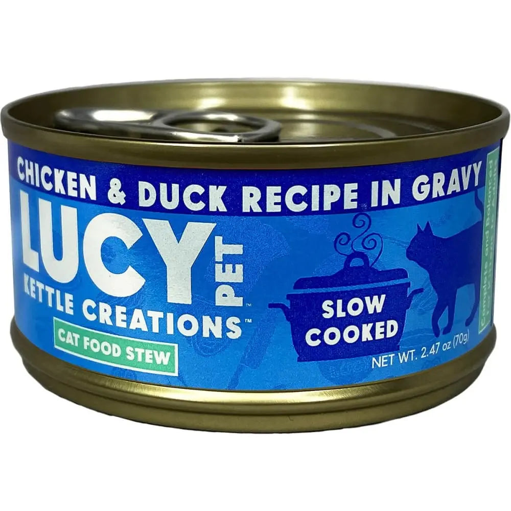 Lucy Pet Products Kettle Creations Gourmet Adult Wet Cat Food Pack of 12 Cans, Each 2.75 Ounces