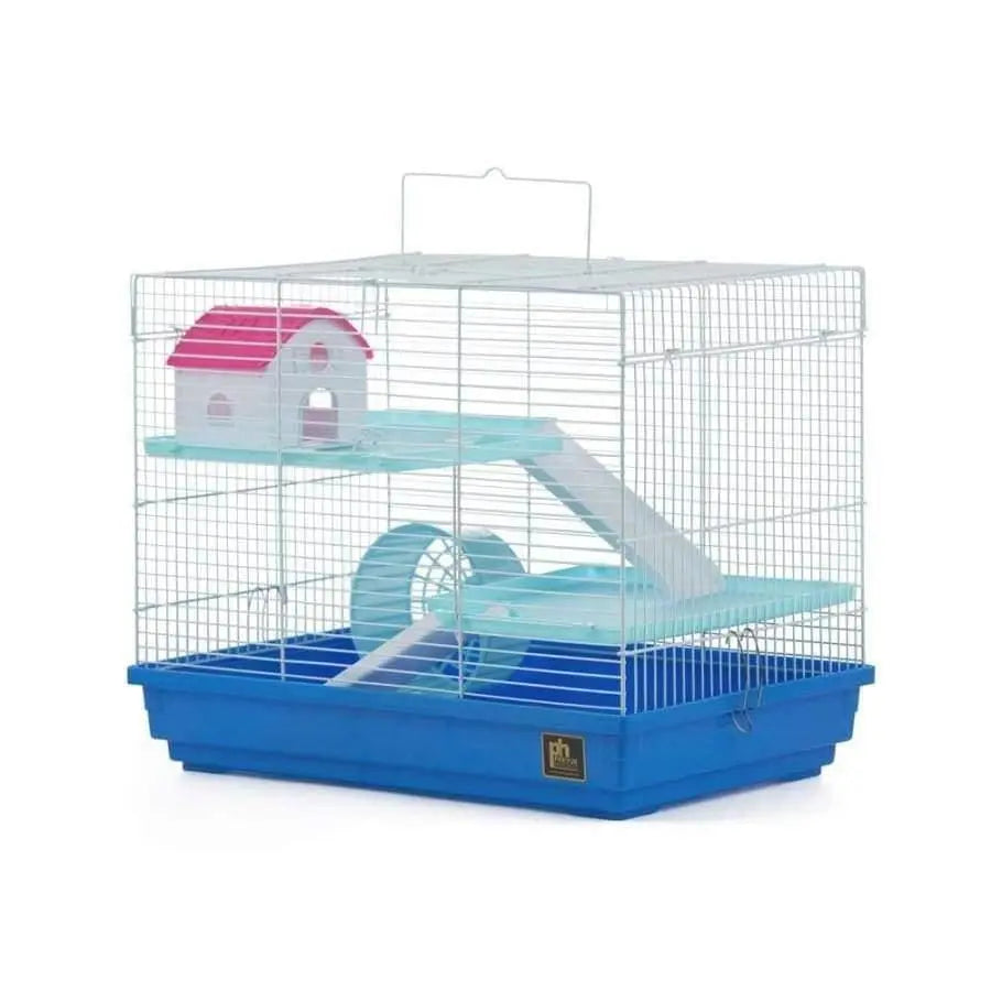 Prevue Pet Products Blue and White Critter Clubhouse Hamster and Gerbil Cage