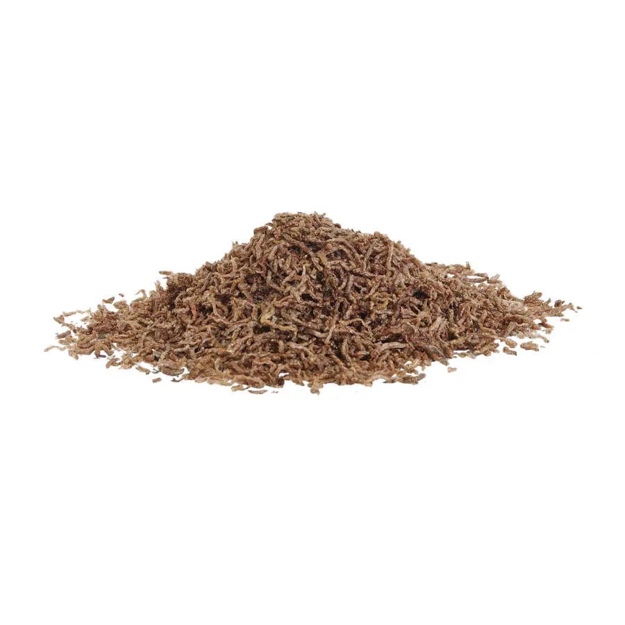 Aqueon Dehydrated Bloodworms Betta Treat - High - Protein Tropical Fish Snack