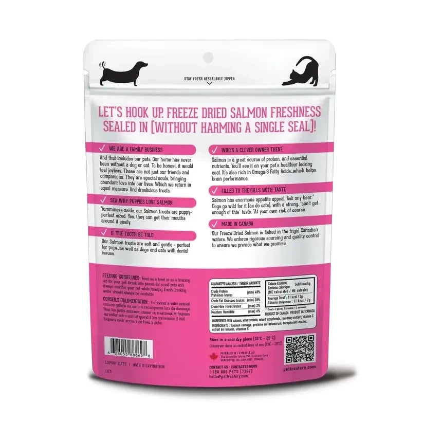 Granville's Premium Freeze - Dried Salmon Dog and Cat Treats for Training