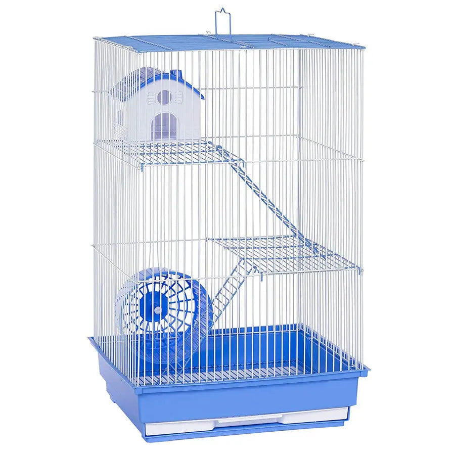 A & E Cages Premium Nibbles Hamster and Gerbil Two - Story Cage with Accessories