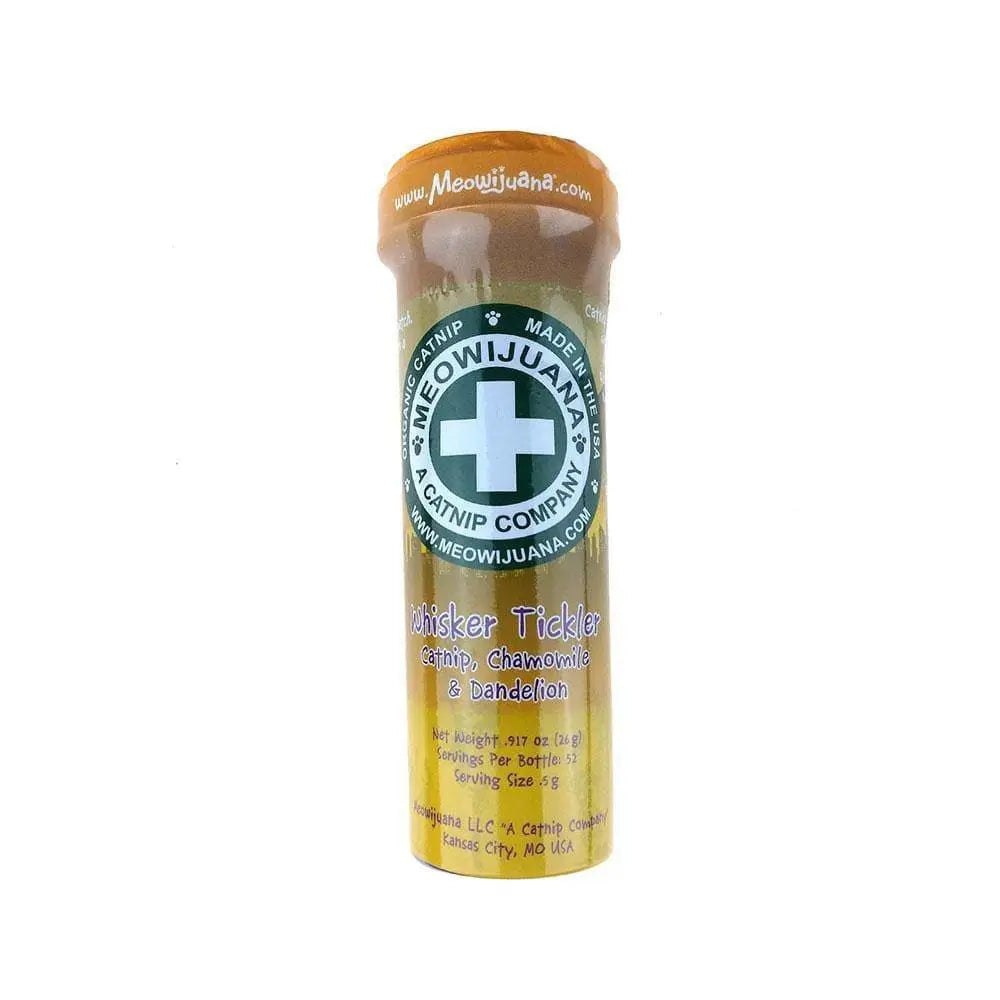 Meowijuana® Premium Chamomile, Dandelion & Catnip Blend Whisker Tickler for Cats - 26 Gm