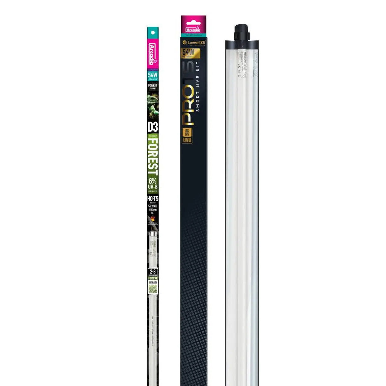 LumenIZE Pro T5 UVB D3 Forest Kit with 6% UV - B for Precise Lighting