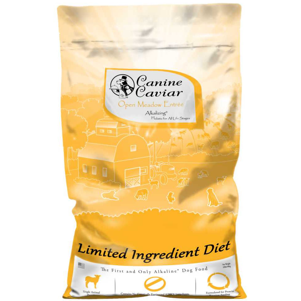 Canine Caviar Open Meadow Premium Limited Ingredient Alkaline Dry Dog Entree Food for All Breeds and Ages
