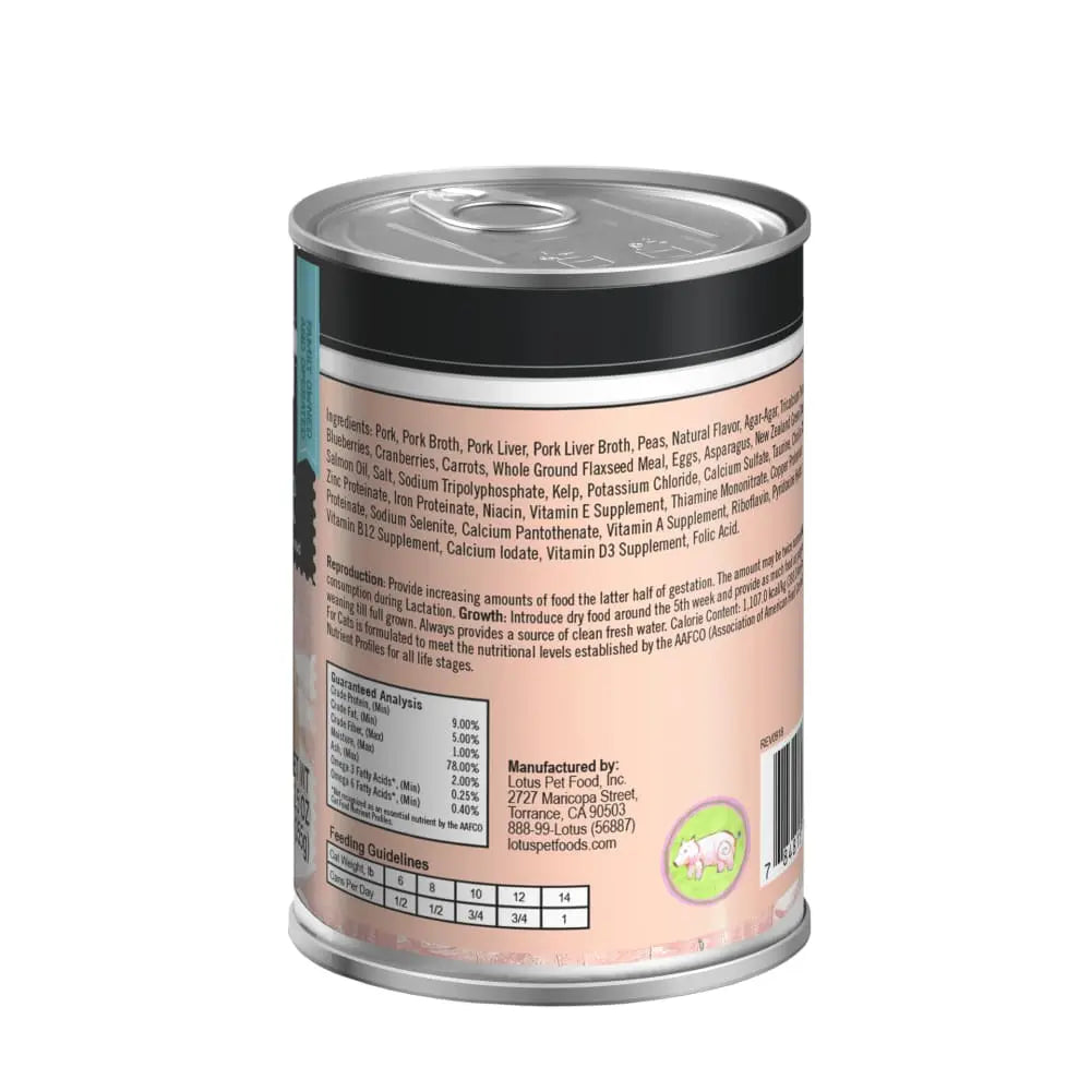Grain-Free Canned Lotus Pork Pate Cat Food for All Life Stages