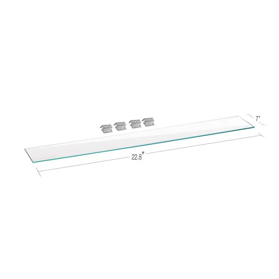 Aquatop Transparent Glass Lid with Plastic Clips Specially Designed for Fish Tanks