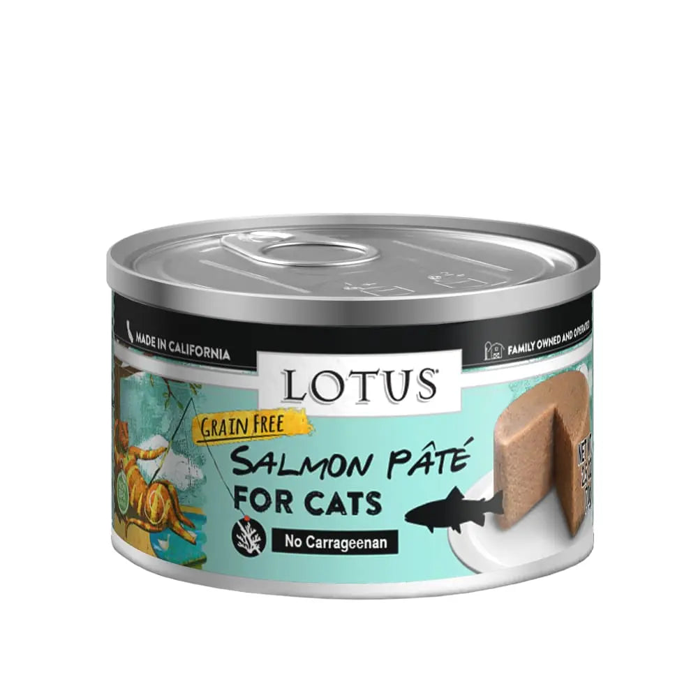 Grain-Free Canned Lotus Salmon Pate Cat Food Suitable for Cats of All Life Stages