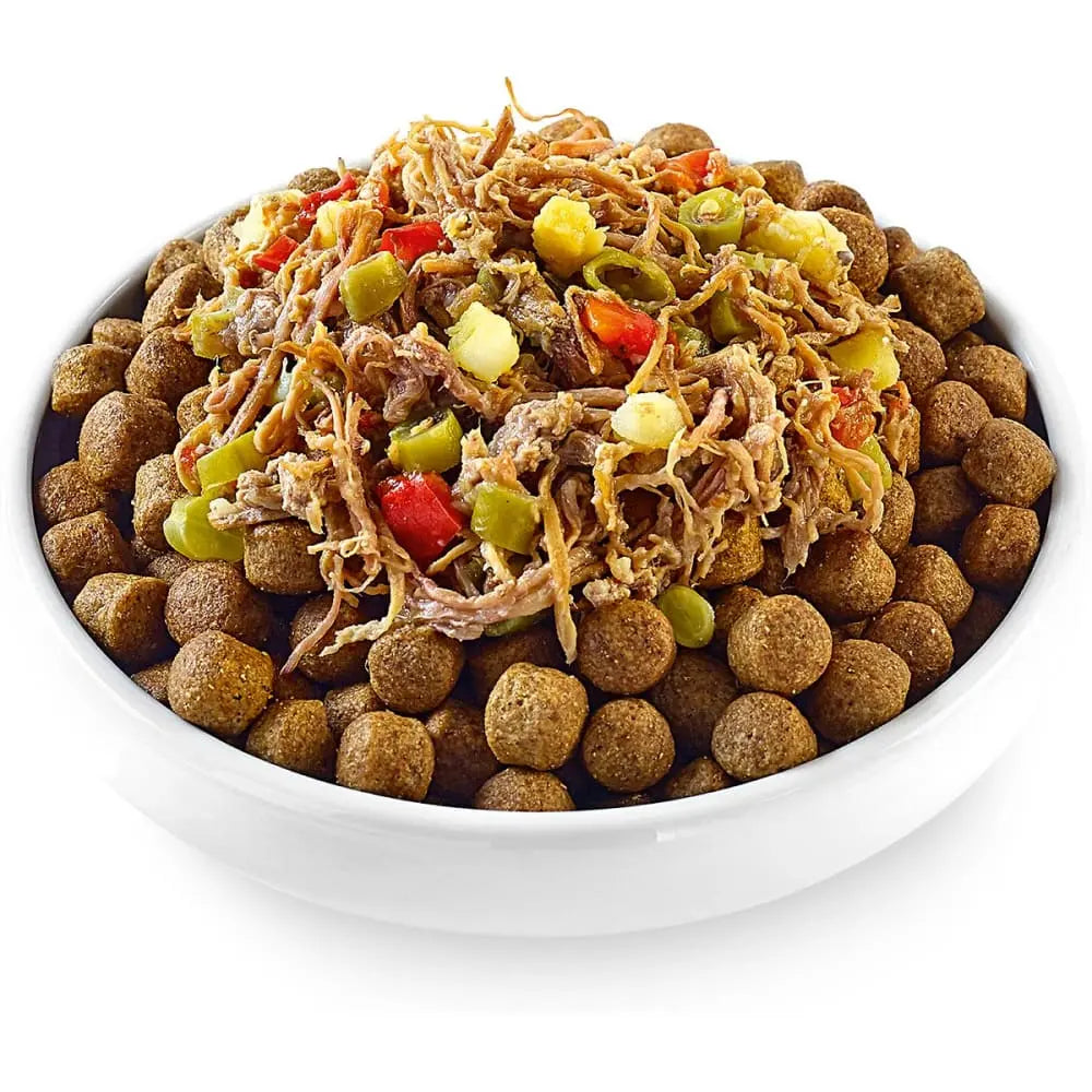 3-Ounce Beef with Green Beans, Sweet Potato & Red Pepper in Broth Pouch, 12 Pouches per Case - Premium Dog Food Topper