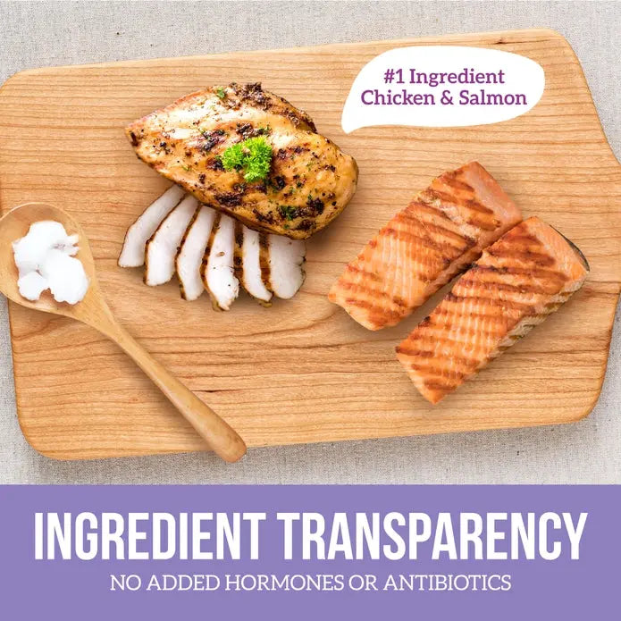 Health Extension Premium Grain-Free Canned Cat Food with Chicken and Salmon - 24 Cans, Each 2.8 oz