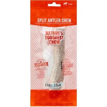 Top - Grade Split Elk Antler Chew Dog Treat from Canadian Venison Farms