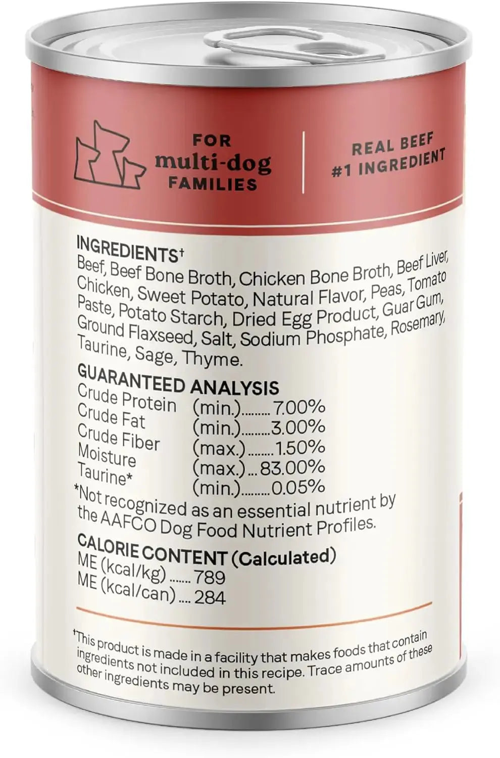 CANIDAE Premium All Life Stages Chunky Stew Toppers Wet Dog Food - Pack of 6 Cans, Each 12.7 Ounces
