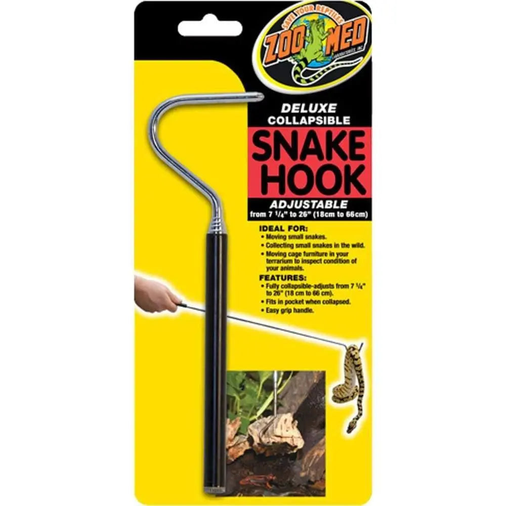 Zoo Med Black Deluxe Foldable Snake Hook for Small Snakes