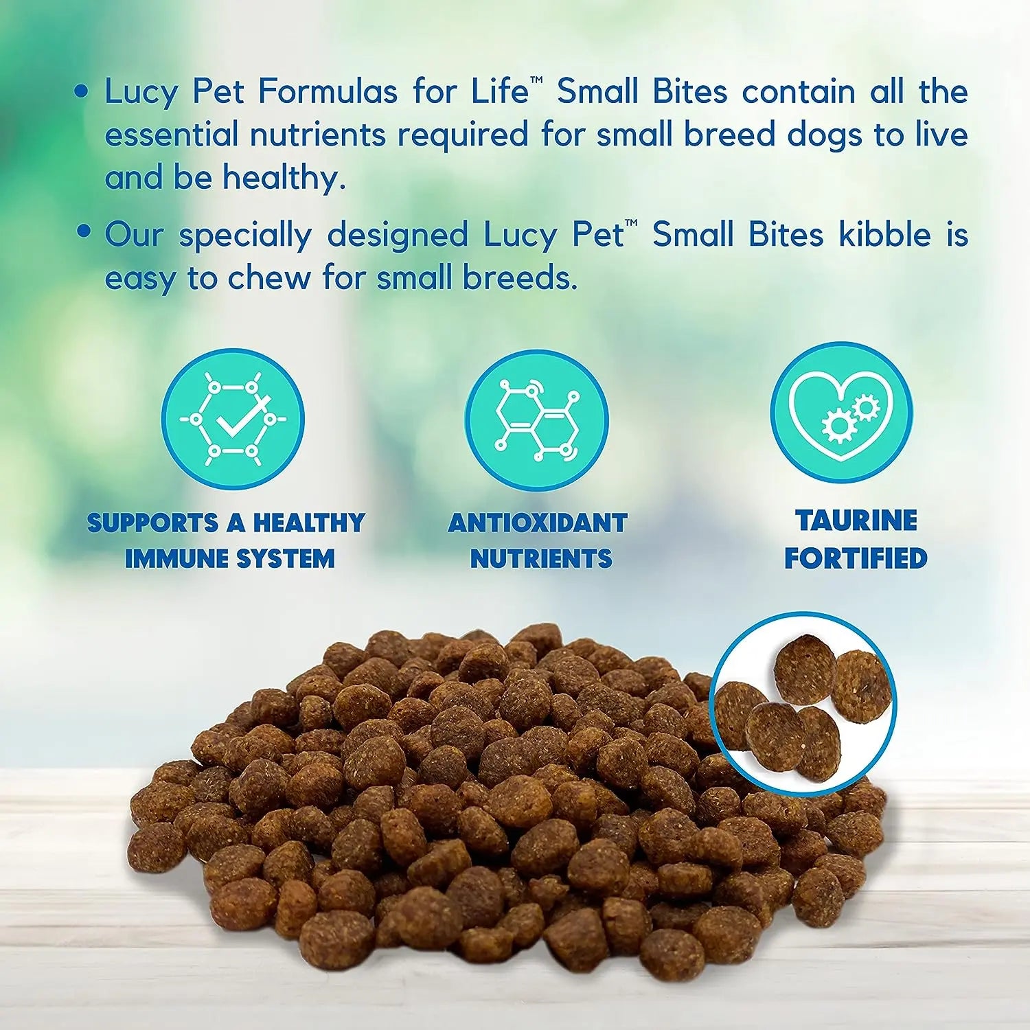 Lucy Pet's 4.5 lb Grain-Free Small Bites Dry Dog Food for Small Breeds