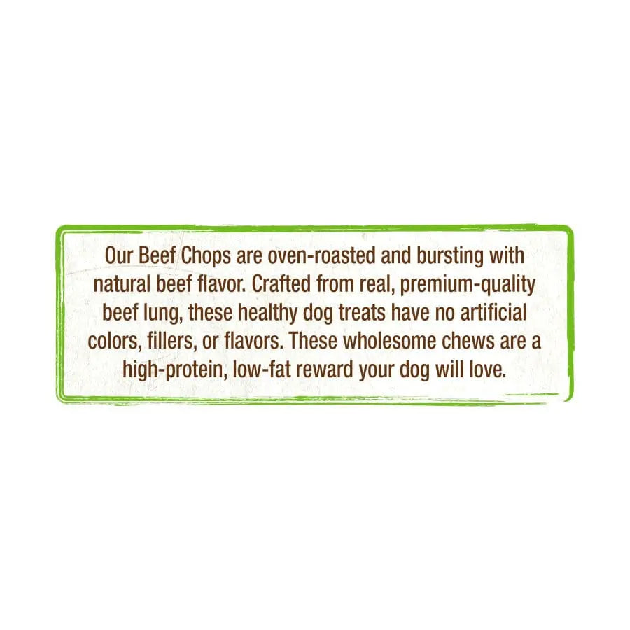 Cadet Farm to Paws 8 oz Natural Beef Chops - Ideal Dog Chews