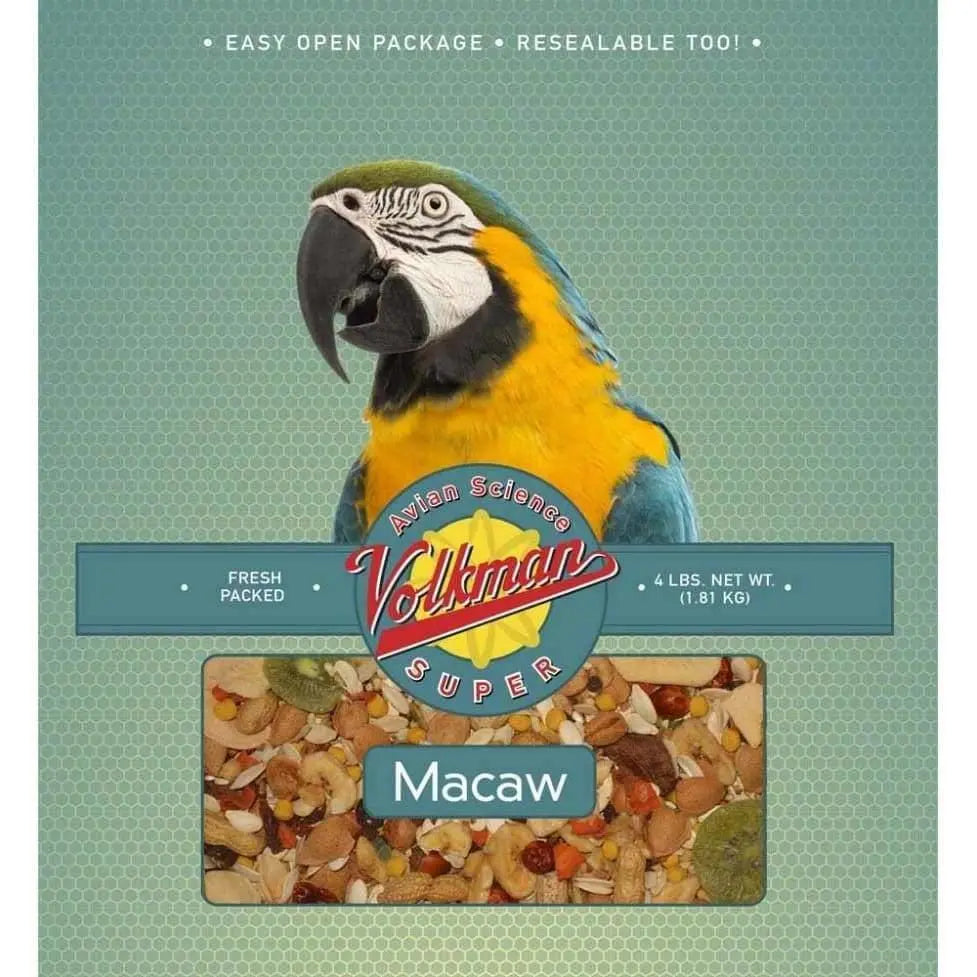 Volkman Seed Company's Premium Avian Science Super Macaw Bird Treat for Optimal Nutrition