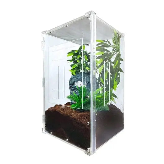 Extra Large Acrylic Front-Opening Reptile Enclosure Terrarium Cage for Gecko Breeding