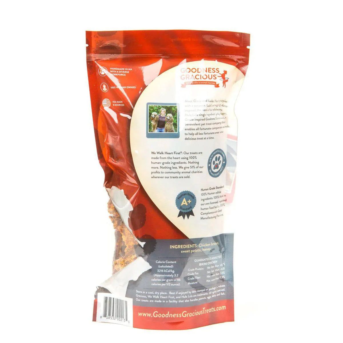 Delicious Goodness Gracious Bikini Style Chicken Flavored Dog Treats - 8 Ounce Bag